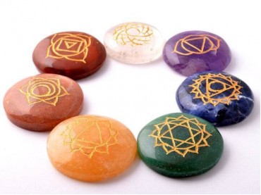 Csakra ásvány szett