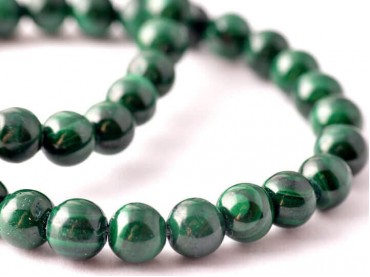 Malachit gyöngyszemek