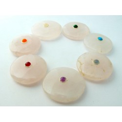 Rózsakvarc csakra kő Rózsakvarc csakra kő