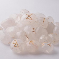 Hegyikristály rúna kő