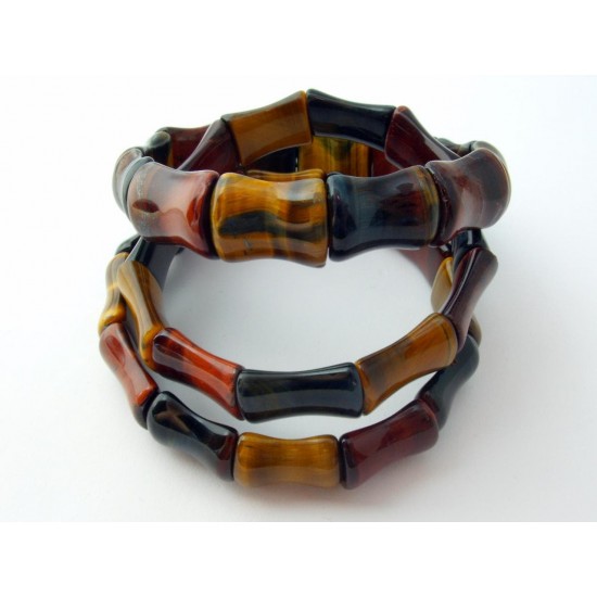 Sólyomszem-tigrisszem karkötő Sólyomszem-tigrisszem karkötő