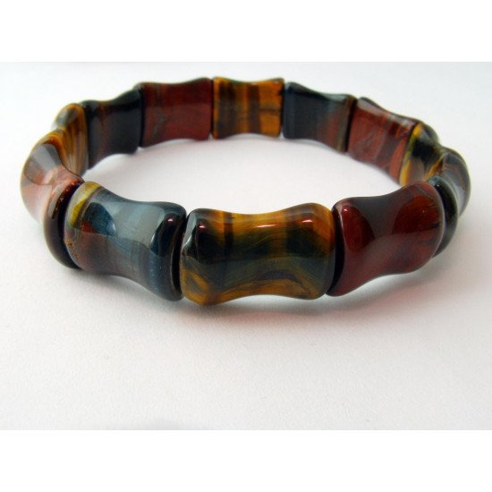 Sólyomszem-tigrisszem karkötő Sólyomszem-tigrisszem karkötő