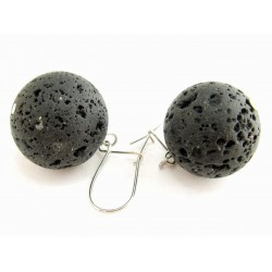 Lávakő fülbevaló Lávakő fülbevaló