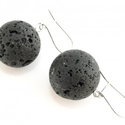 Lávakő fülbevaló Lávakő fülbevaló