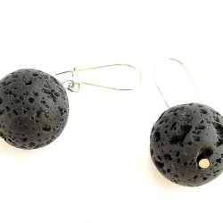 Lávakő fülbevaló Lávakő fülbevaló