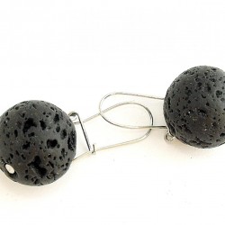 Lávakő fülbevaló Lávakő fülbevaló