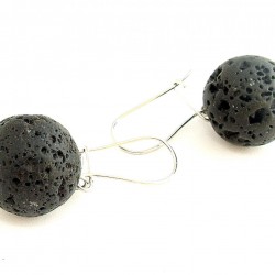 Lávakő fülbevaló Lávakő fülbevaló