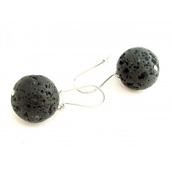 Lávakő fülbevaló Lávakő fülbevaló