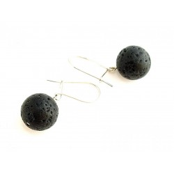 Lávakő fülbevaló