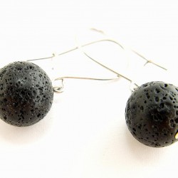 Lávakő fülbevaló Lávakő fülbevaló