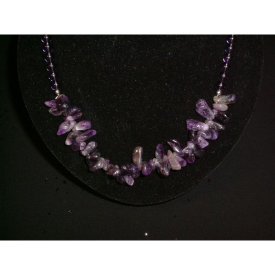 Ametiszt nyaklánc Ametiszt nyaklánc