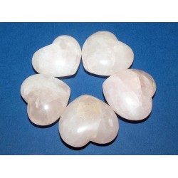 Rózsakvarc  szív dísztárgy Rózsakvarc  szív dísztárgy