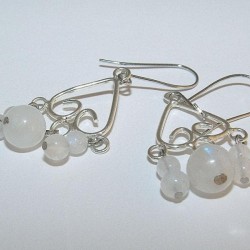 Holdkő fülbevaló Holdkő fülbevaló
