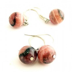 Rodokrozit fülbevaló Rodokrozit fülbevaló