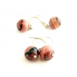 Rodokrozit fülbevaló