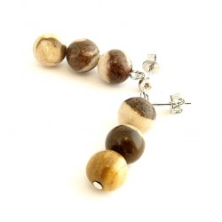 Jáspis fülbevaló Jáspis fülbevaló