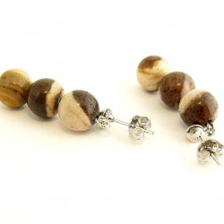 Jáspis fülbevaló Jáspis fülbevaló