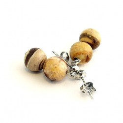 Jáspis fülbevaló Jáspis fülbevaló