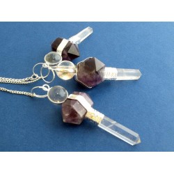 Ametiszt-hegyikristály inga Ametiszt-hegyikristály inga