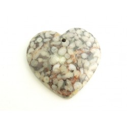 	Vércukorszintet szabályzó, hangulatjavító megkövesedett korall jáspis medál	