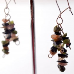 Turmalin fülbevaló Turmalin fülbevaló