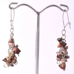 Leopárd jáspis fülbevaló Leopárd jáspis fülbevaló