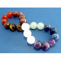 7 csakra karkötő: ametiszt-jáde-jáspis-karneol-szodalit-tigrisszem  7 csakra karkötő: ametiszt-jáde-jáspis-karneol-szodalit-tigrisszem