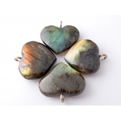 Labradorit szív medál Labradorit szív medál