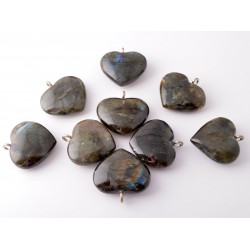 Labradorit szív medál Labradorit szív medál