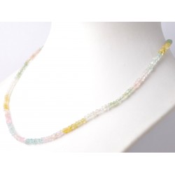 	Boldogsághozó akvamarin nyaklánc (kék berill)	