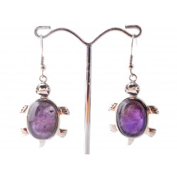 Légzési problémákon segítő, mértékletességre intő, védelmező ametiszt fülbevaló Légzési problémákon segítő, mértékletességre intő, védelmező ametiszt fülbevaló