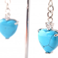 Türkenit fülbevaló Türkenit fülbevaló