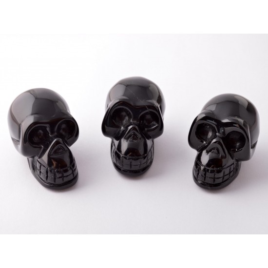 Obszidián koponya Obszidián koponya