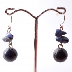 Szodalit fülbevaló Szodalit fülbevaló