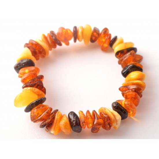 Borostyán gyerek karkötő