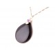 Ametiszt-obszidián medál