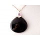 Ametiszt-obszidián medál