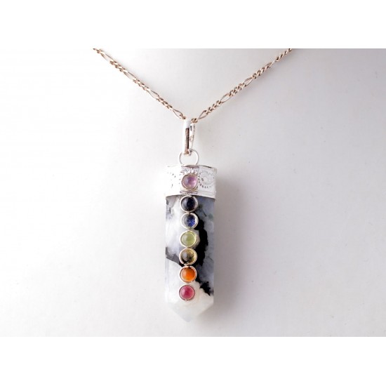 Ametiszt-citrin-gránát-holdkő-iolit-karneol-peridot medál