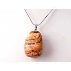 	Csakratisztító, empátianövelő, védelmező képjáspis medál	