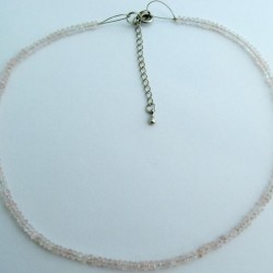 Rózsakvarc indiai ékszer