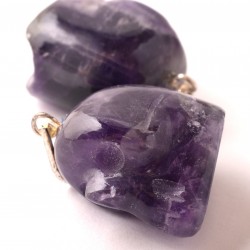 	Természetes nyugtató hatású, stresszoldó ametiszt medál	
