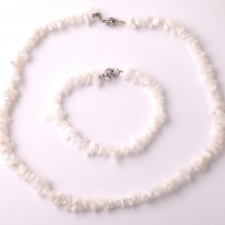 Tejkvarc ékszergarnitúra