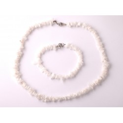 Tejkvarc ékszergarnitúra