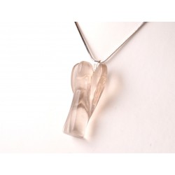 Elfogadást segítő, fájdalmat enyhítő angyal füstkvarc medál Elfogadást segítő, fájdalmat enyhítő angyal füstkvarc medál