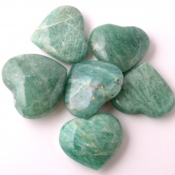 Amazonit szív dísztárgy