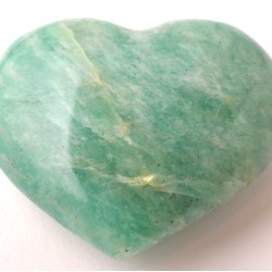 Amazonit szív dísztárgy