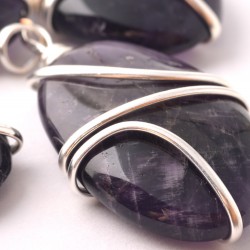 	Légzési problémákon segítő ametiszt medál	