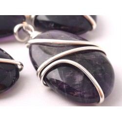 Légzési problémákon segítő ametiszt medál Légzési problémákon segítő ametiszt medál