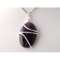 	Légzési problémákon segítő ametiszt medál	