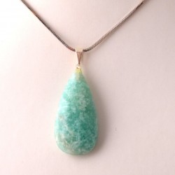 	Nyugtató hatású, lelkierőt támogató amazonit medál elektroszmog ellen	